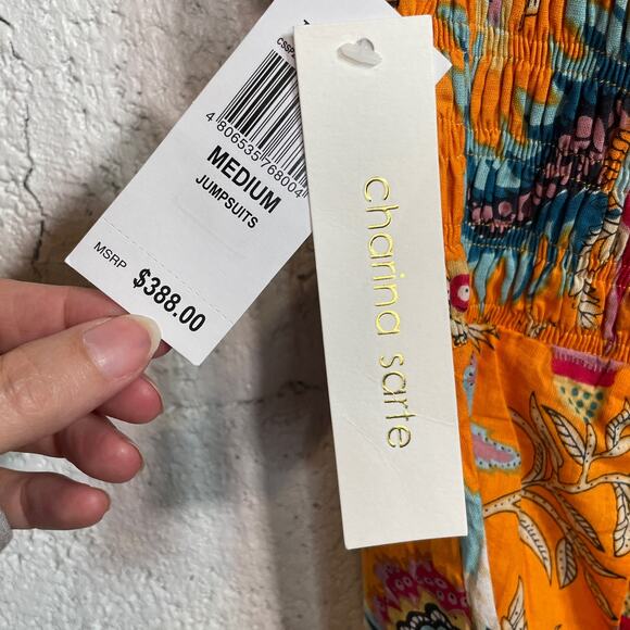 Charina Sarte Talaia Ribbon Jumpsuit orange, medium - Picture 10 of 12